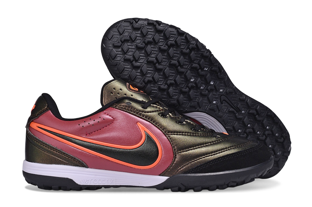 Tiempo Legend Elite TF bronze and red turf shoe, view 5