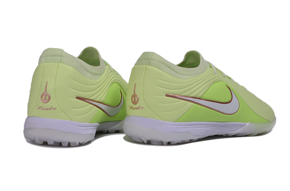 Tiempo Legend Elite TF lime and silver turf shoe, view 6
