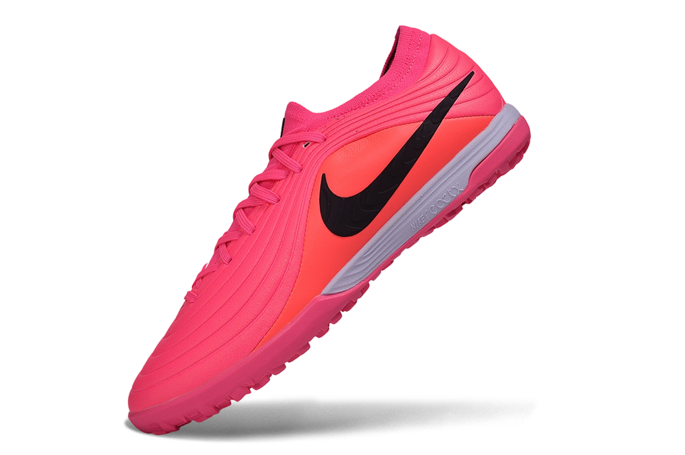 Tiempo Legend Elite TF hot pink turf shoe, view 3