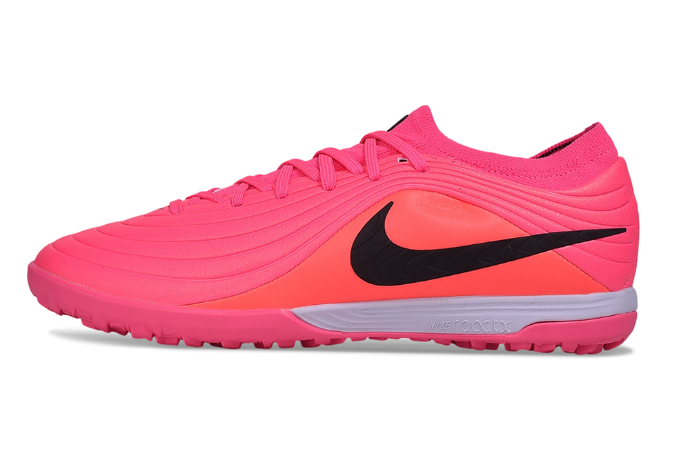 Tiempo Legend Elite TF hot pink turf shoe, side view