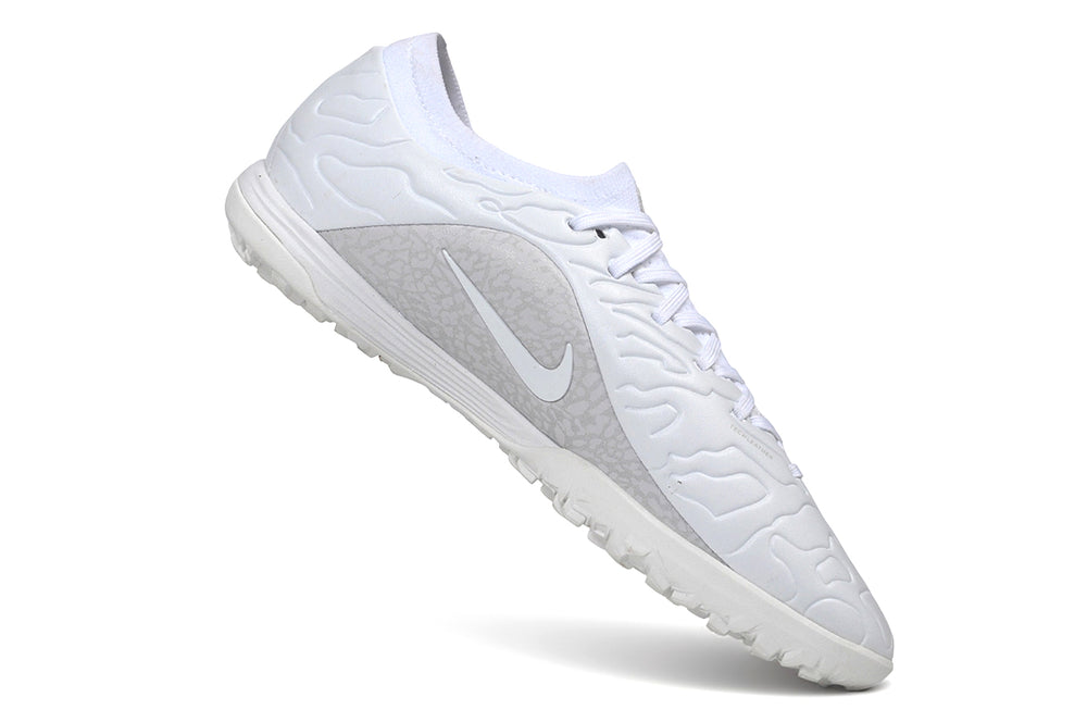 Tiempo Legend Elite TF white and grey turf shoe, view 2