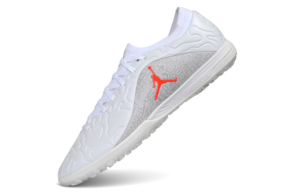 Tiempo Legend Elite TF white and grey turf shoe, view 3