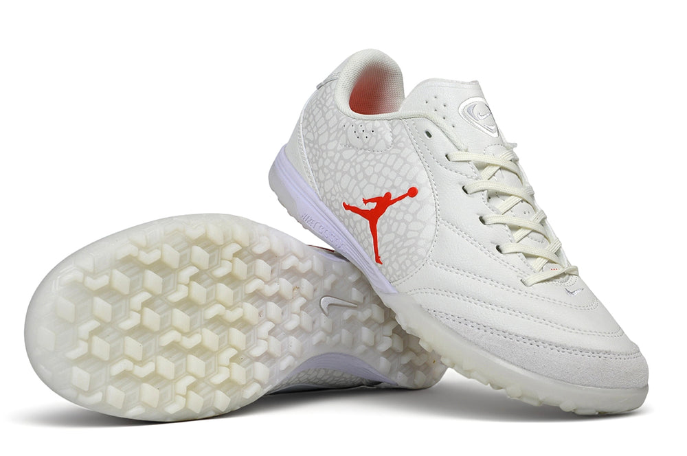 Tiempo Legend Elite TF triple white turf shoe, view 5