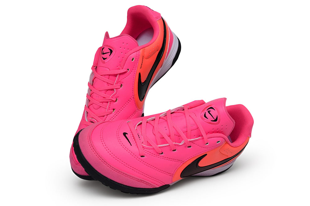 Tiempo Legend Elite TF pink and black turf shoe, view 2