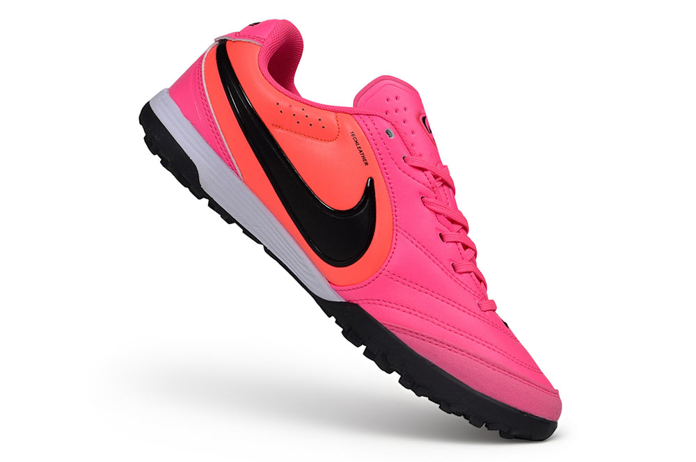 Tiempo Legend Elite TF pink and black turf shoe, view 3