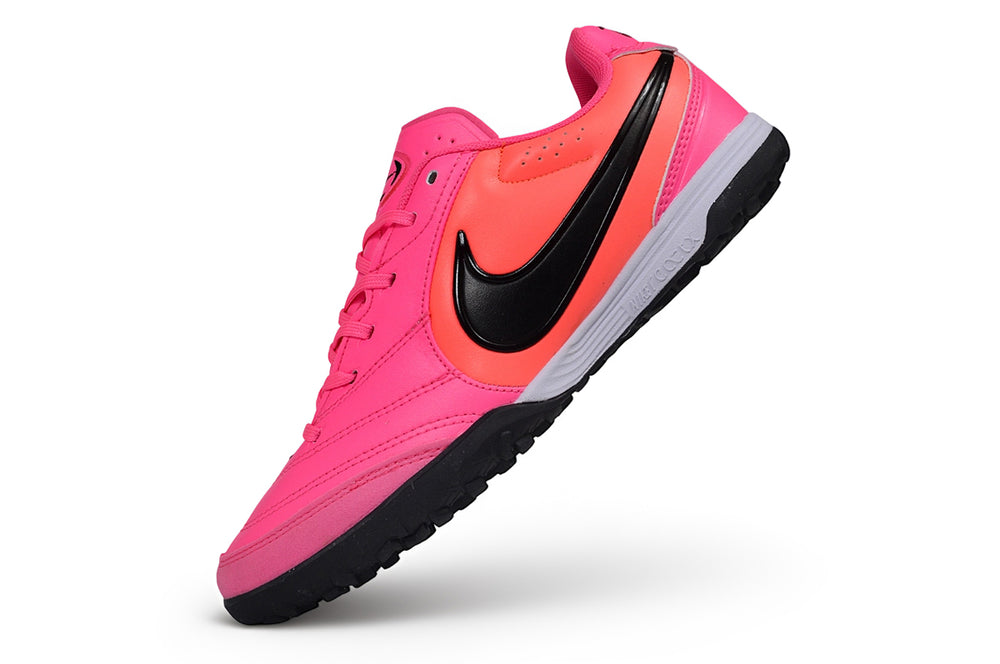 Tiempo Legend Elite TF pink and black turf shoe, view 4