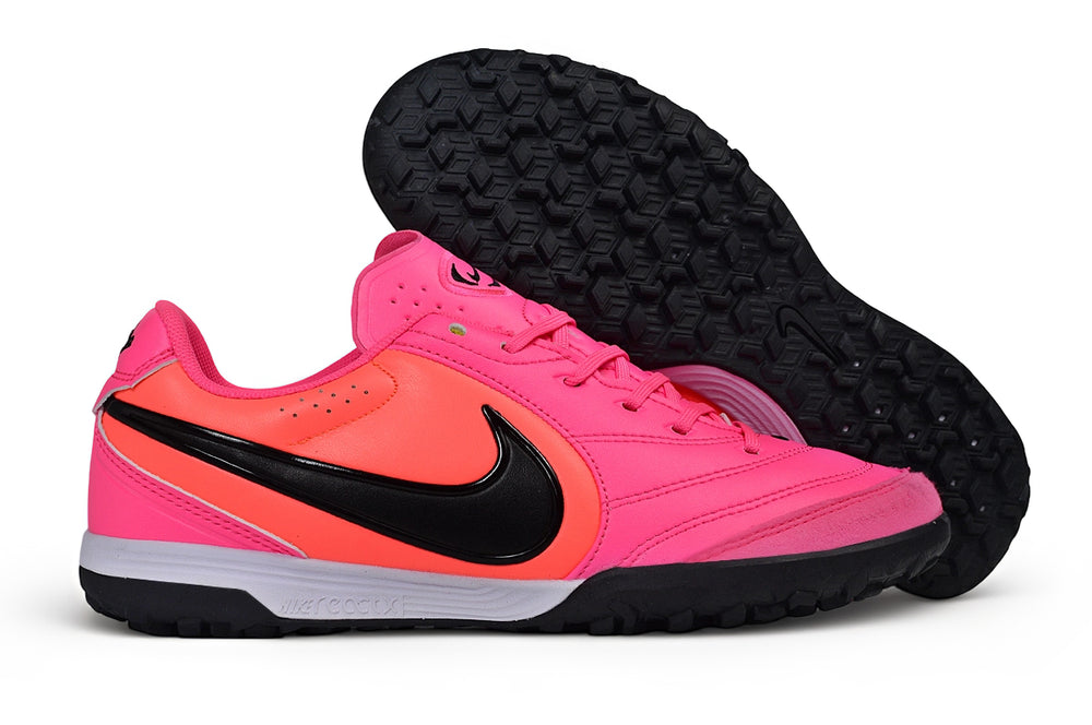 Tiempo Legend Elite TF pink and black turf shoe, view 7