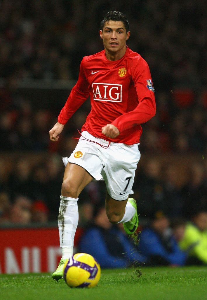 Manchester United 2007/2008 Home kit – Long sleeve