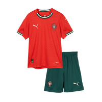 Portugal Home Soccer Jersey Kit 2025 Kids(Jersey+Shorts)