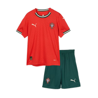 Portugal Home Soccer Jersey Kit 2025 Kids(Jersey+Shorts)