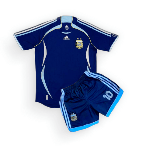 Argentina 2006/07 Away Kids Football Kit