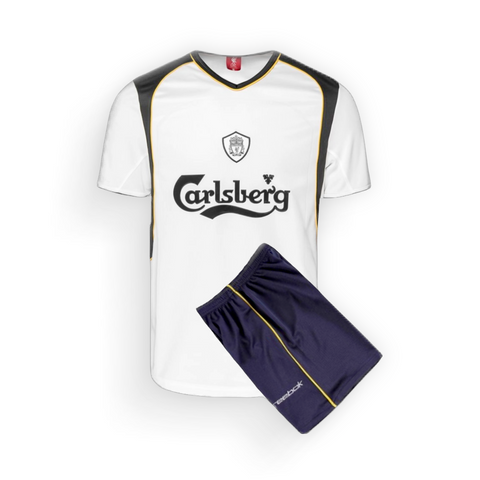 Liverpool FC Retro Away Kids Football Kit 2001-02