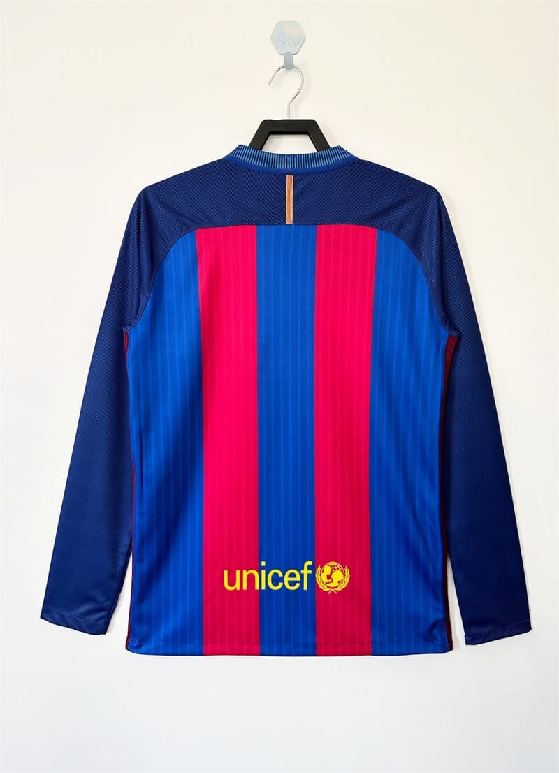 FC Barcelona 2016/2017 Home Kit – Long Sleeves