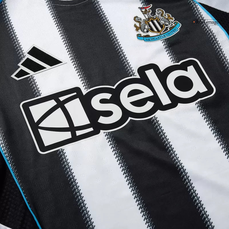 Newcastle United Home Custom Player Version Soccer Jersey 2025/26