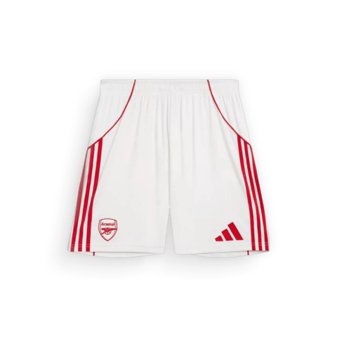 Arsenal Home Football Shorts – Adults 2025-26