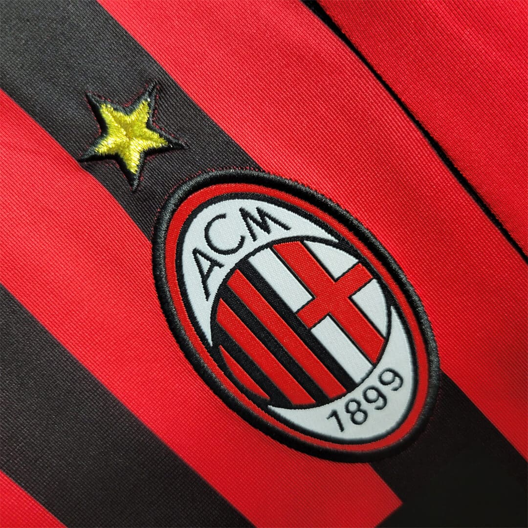 AC Milan 2007/2008 Home kit – Long sleeve