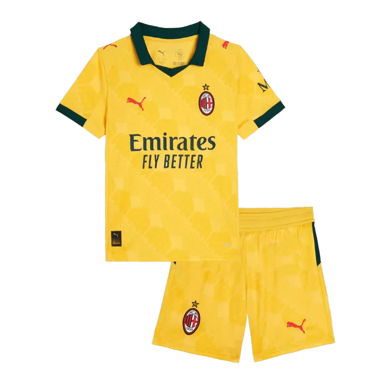 Kids AC Milan Third Away Soccer Kits 2025/26