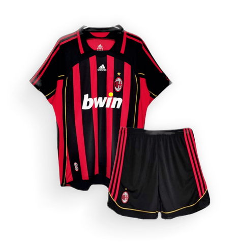 AC Milan Home Kids Football Kit 2006-07