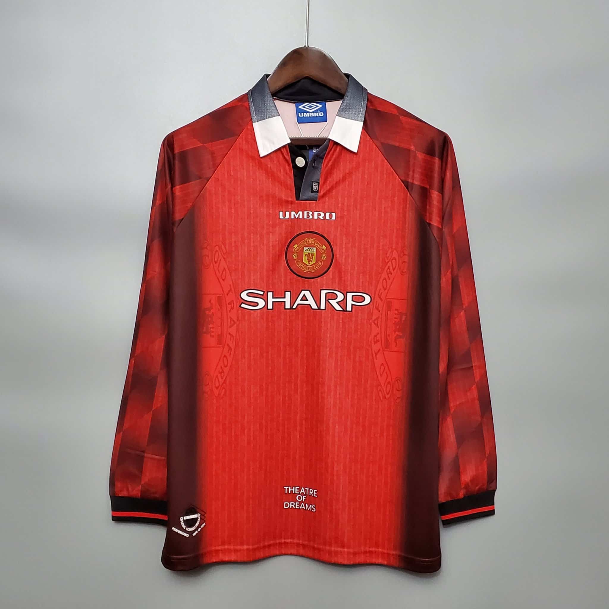 Manchester United 1996/1997 Home Kit – Long Sleeves
