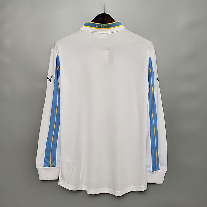 SS Lazio 1999/2000 Centenary Home Kit – Long Sleeve