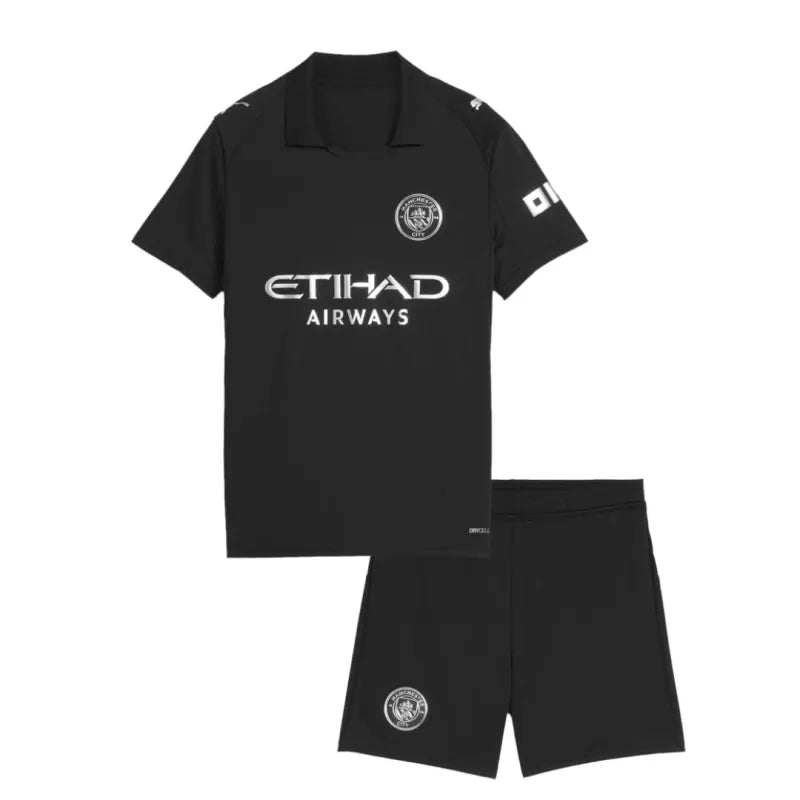 Kids Manchester City Custom Away Soccer Kits 2025/26