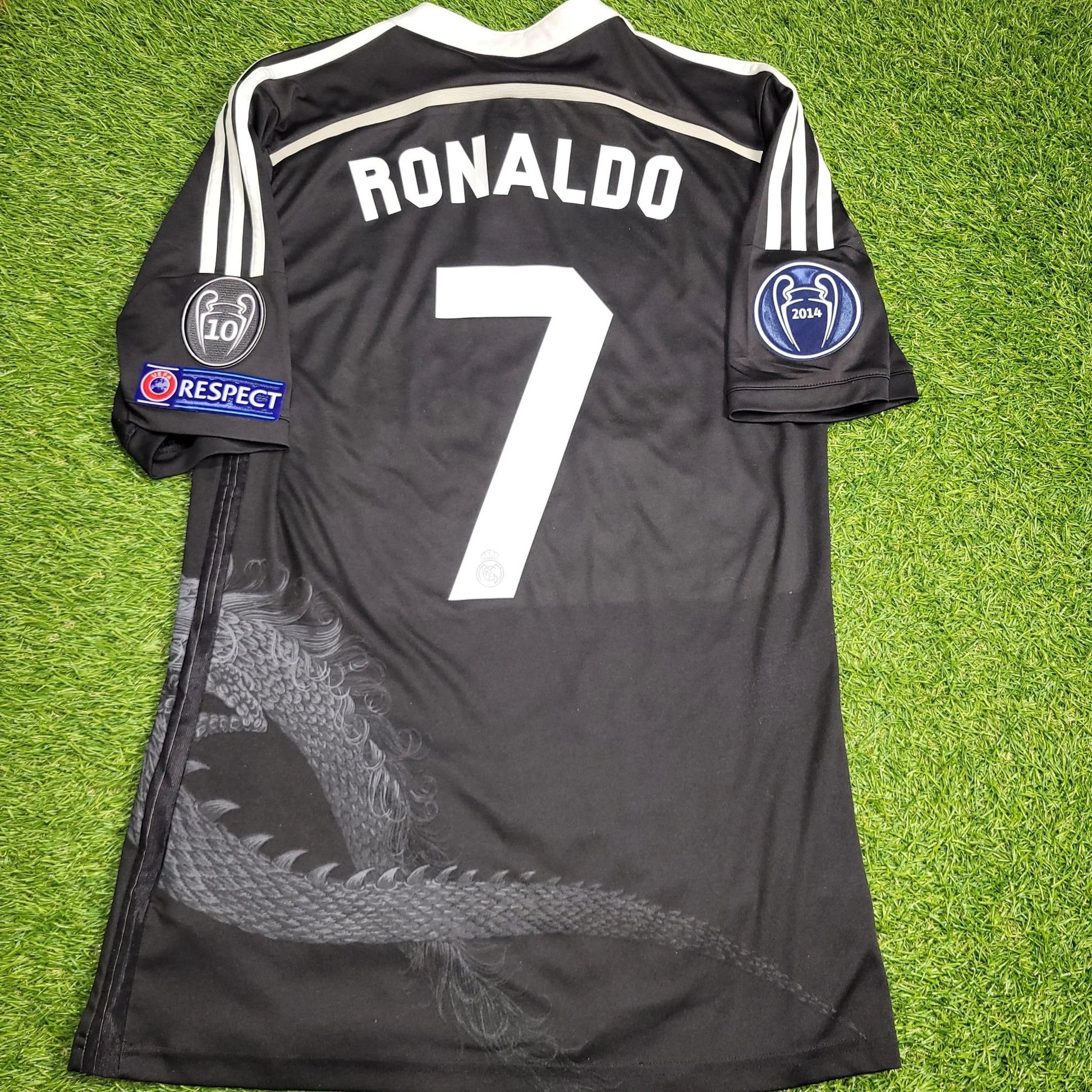 STOCK: REAL MADRID DRAGON Y3 ALL PATCHES (XL-RONALDO)