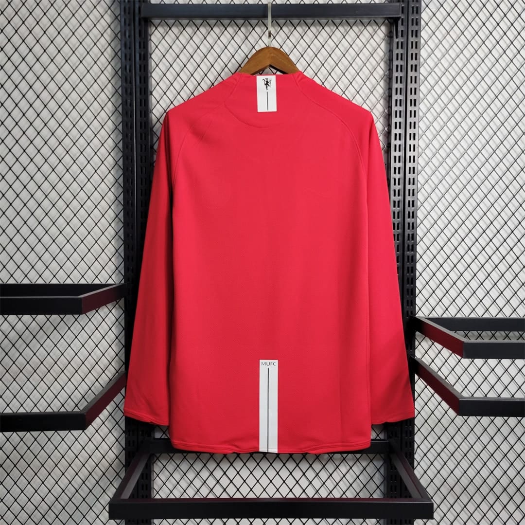 Manchester United 2007/2008 Champions League Final Kit – Long sleeve