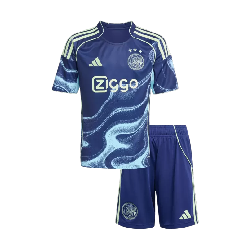 Kids Ajax Custom Away Soccer Kits 2025/26