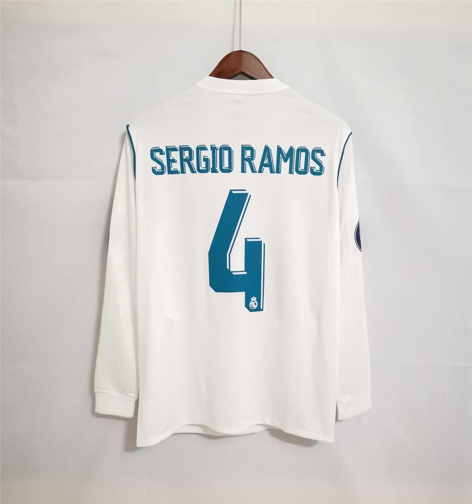 Real Madrid 2017/2018 Home Kit – long sleeves