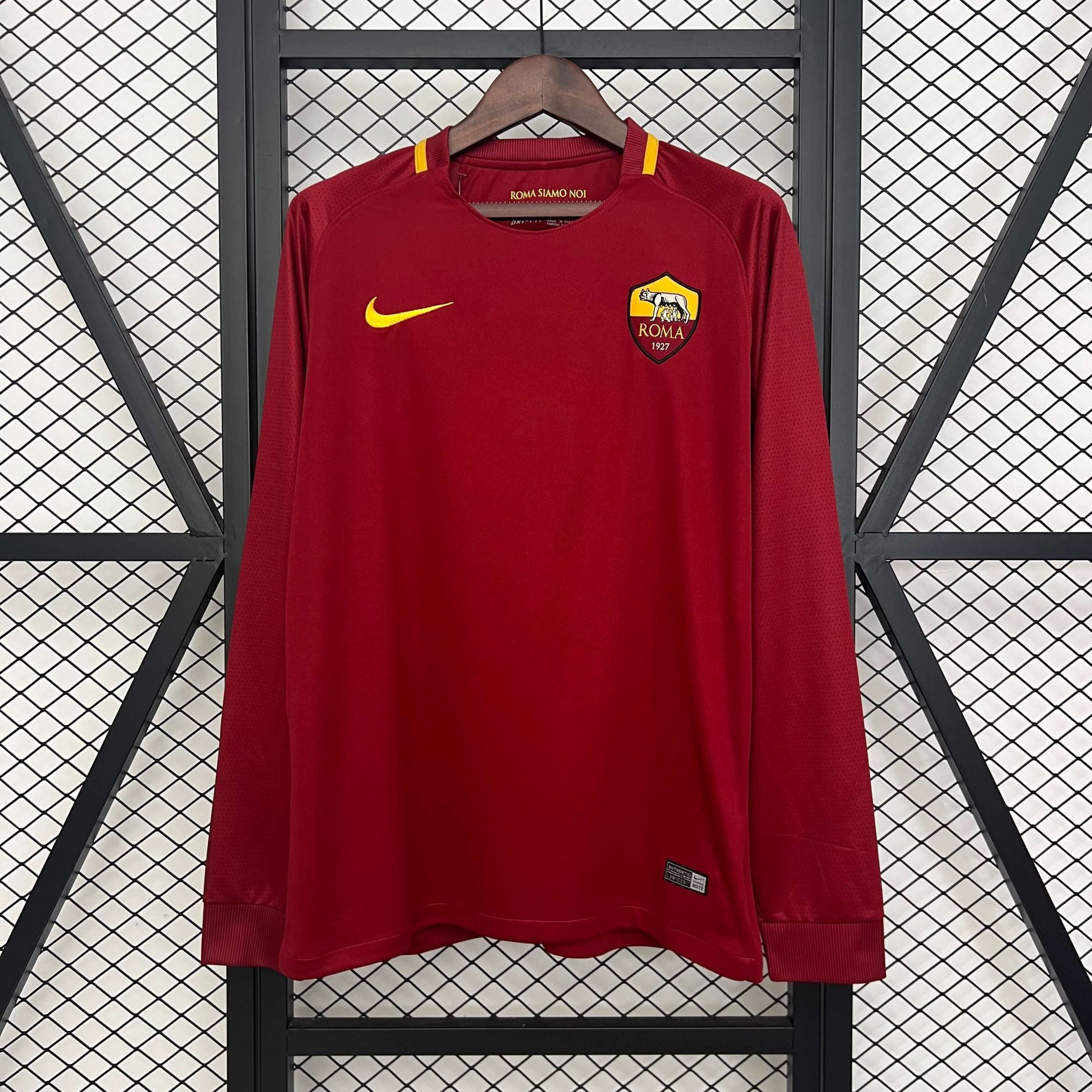 AS Roma 2017/2018 Home Kit – Long sleeve
