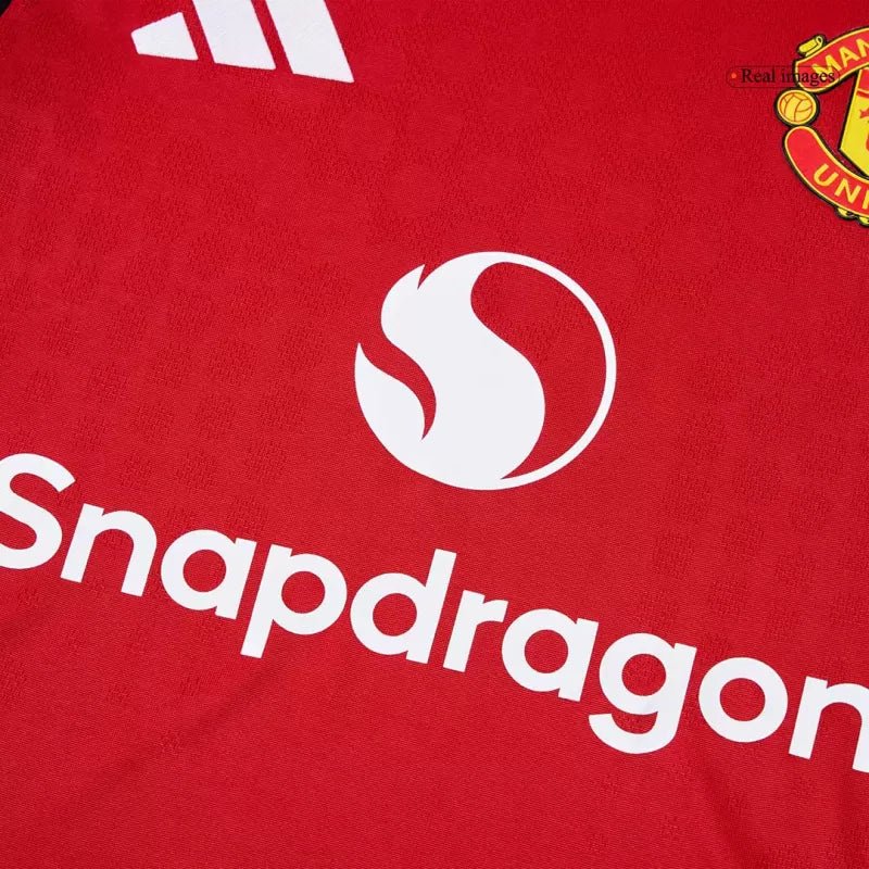 Manchester United Home Custom Player Version Soccer Jersey 2025/26