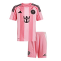 Inter Miami CF Home Soccer Jersey Kit 2025 Kids(Jersey+Shorts)