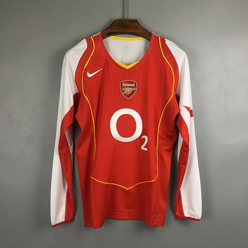 Arsenal FC 2004/2005 Home Kit – Long Sleeve