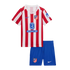 Atletico Madrid Home Soccer Jersey Kit 2025/26 Kids(Jersey+Shorts)