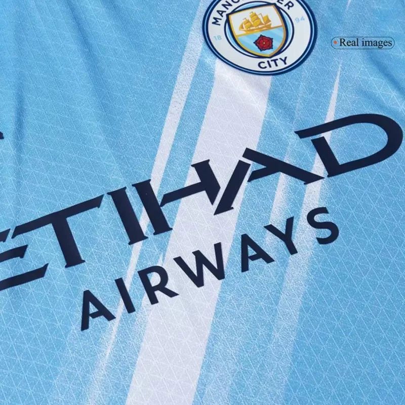 Manchester City Home Custom Player Version Soccer Jersey 2025/26