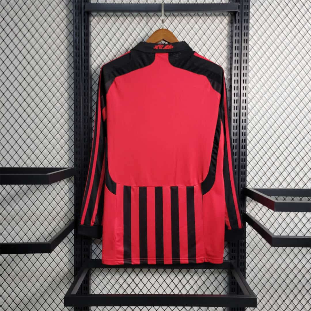 AC Milan 2007/2008 Home kit – Long sleeve