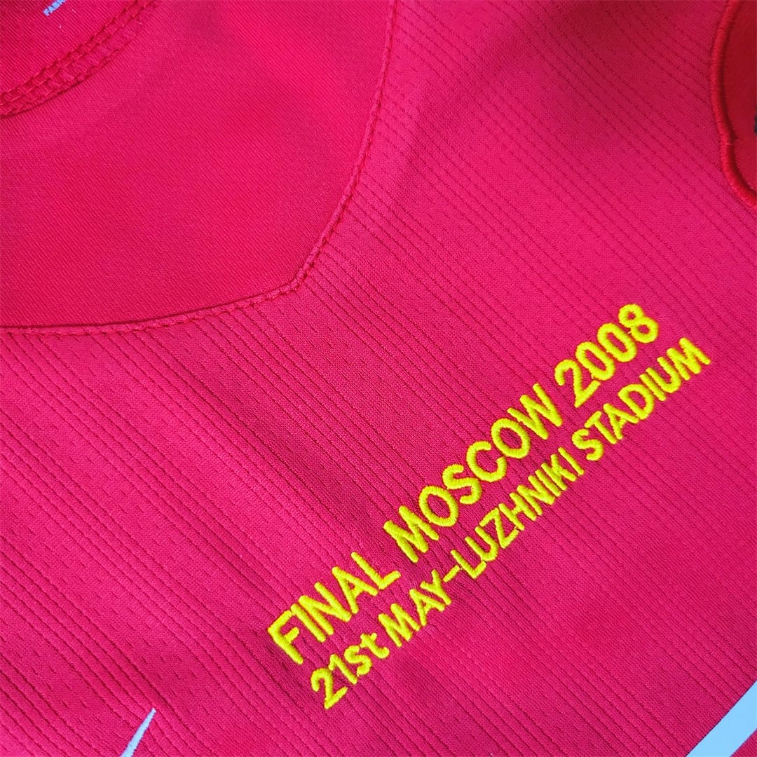 Manchester United 2007/2008 Champions League Final Kit – Long sleeve