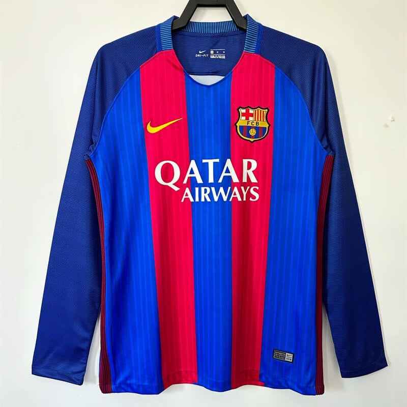 FC Barcelona 2016/2017 Home Kit – Long Sleeves