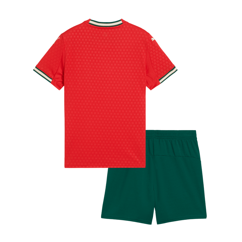 Portugal Home Soccer Jersey Kit 2025 Kids(Jersey+Shorts)
