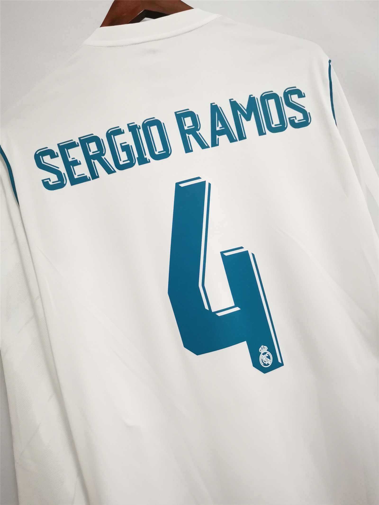 Real Madrid 2017/2018 Home Kit – long sleeves