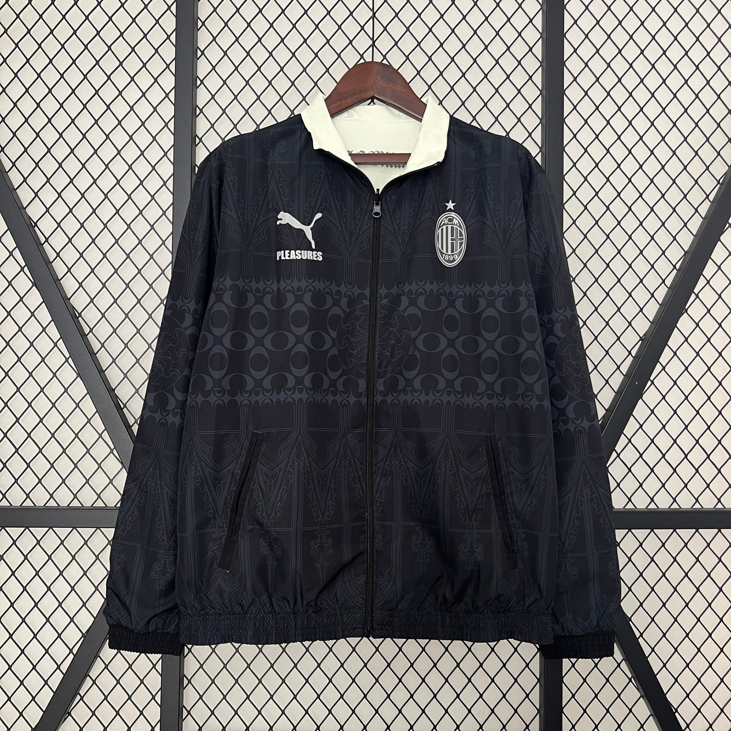 Ac Milan X Pleasures Reversible Coat