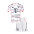 Bayern Munich Away Soccer Jersey Kit 2025/26 Kids(Jersey+Shorts)