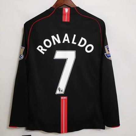Manchester United 2007 Away with patches