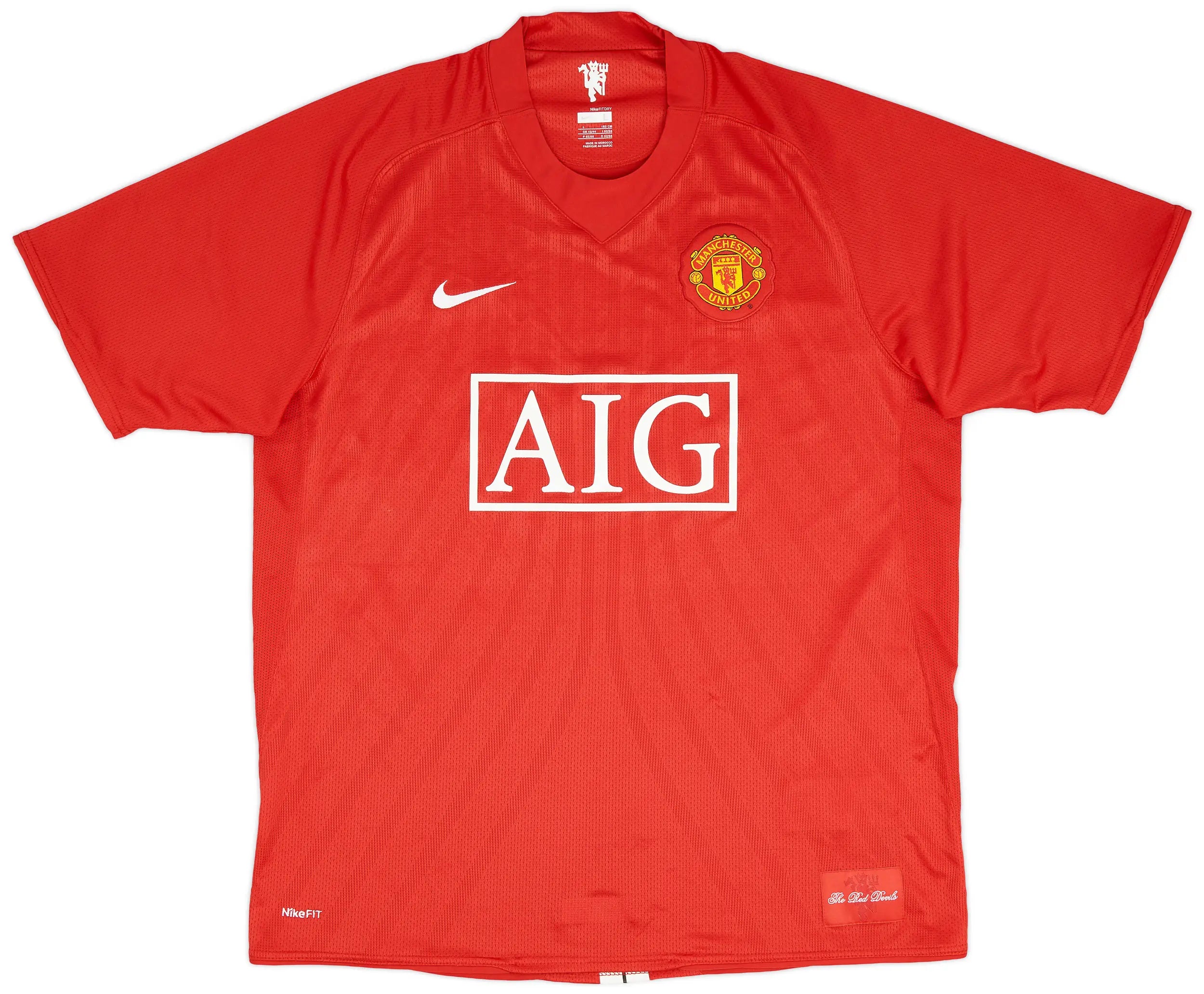STOCK : MANCHETSER UNITED 2007 HOME (S-XL-RONALDO))