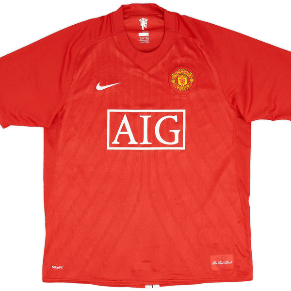 STOCK : MANCHETSER UNITED 2007 HOME (S-XL-RONALDO))