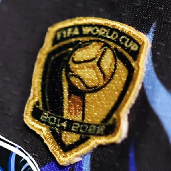 Unique Dual-Year Messi World Cup "Golden Ball" Patch